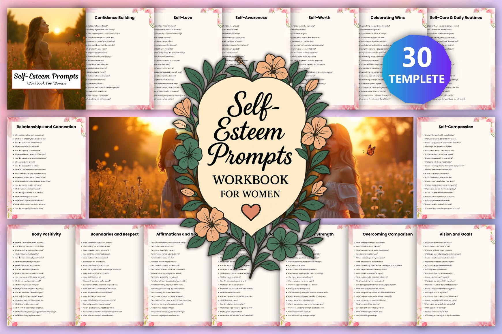 Self Esteem Workbook for Women