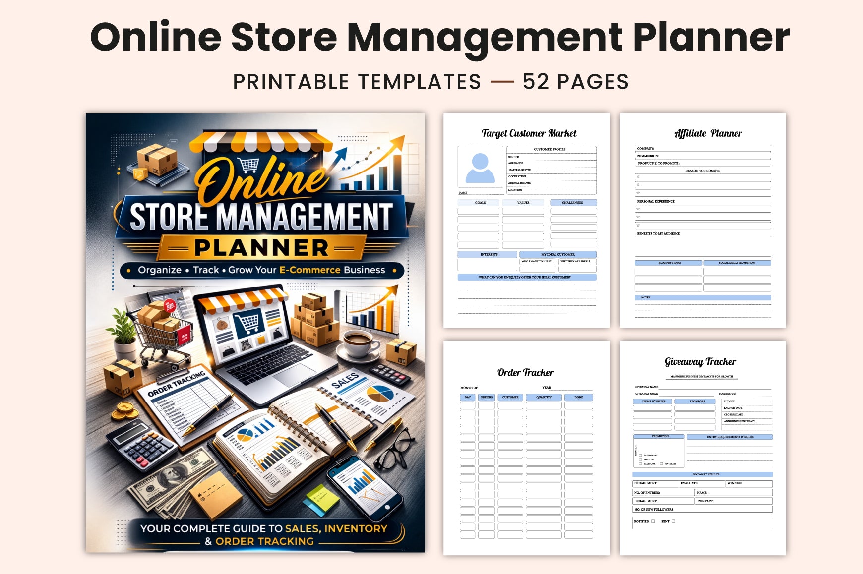 Online Store Management Planner