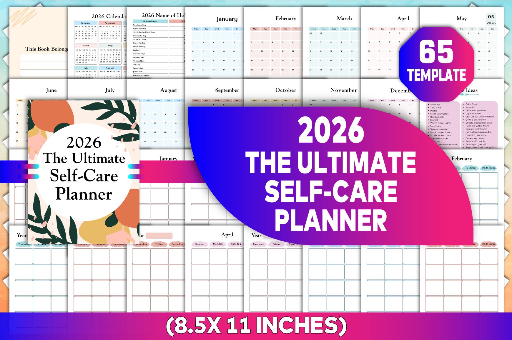 The Ultimate Self Care Planner