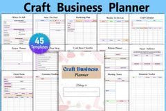 Craft Business Planner Guide - CraftNest - Digital Crafting and Art