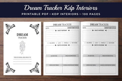 Dream Tracker Planner - Printable Planner - CraftNest - Digital Crafting and Art