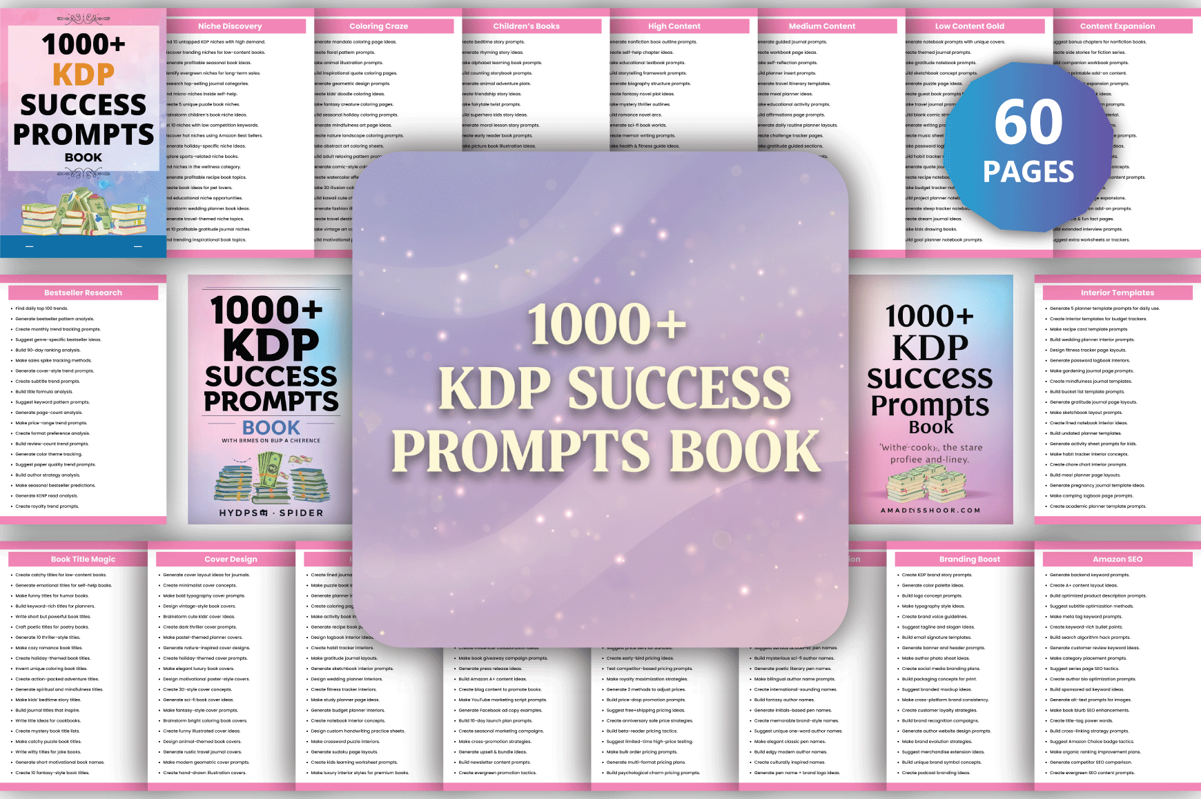 KDP Success Prompts Book for Authors - CraftNest - Digital Crafting and Art