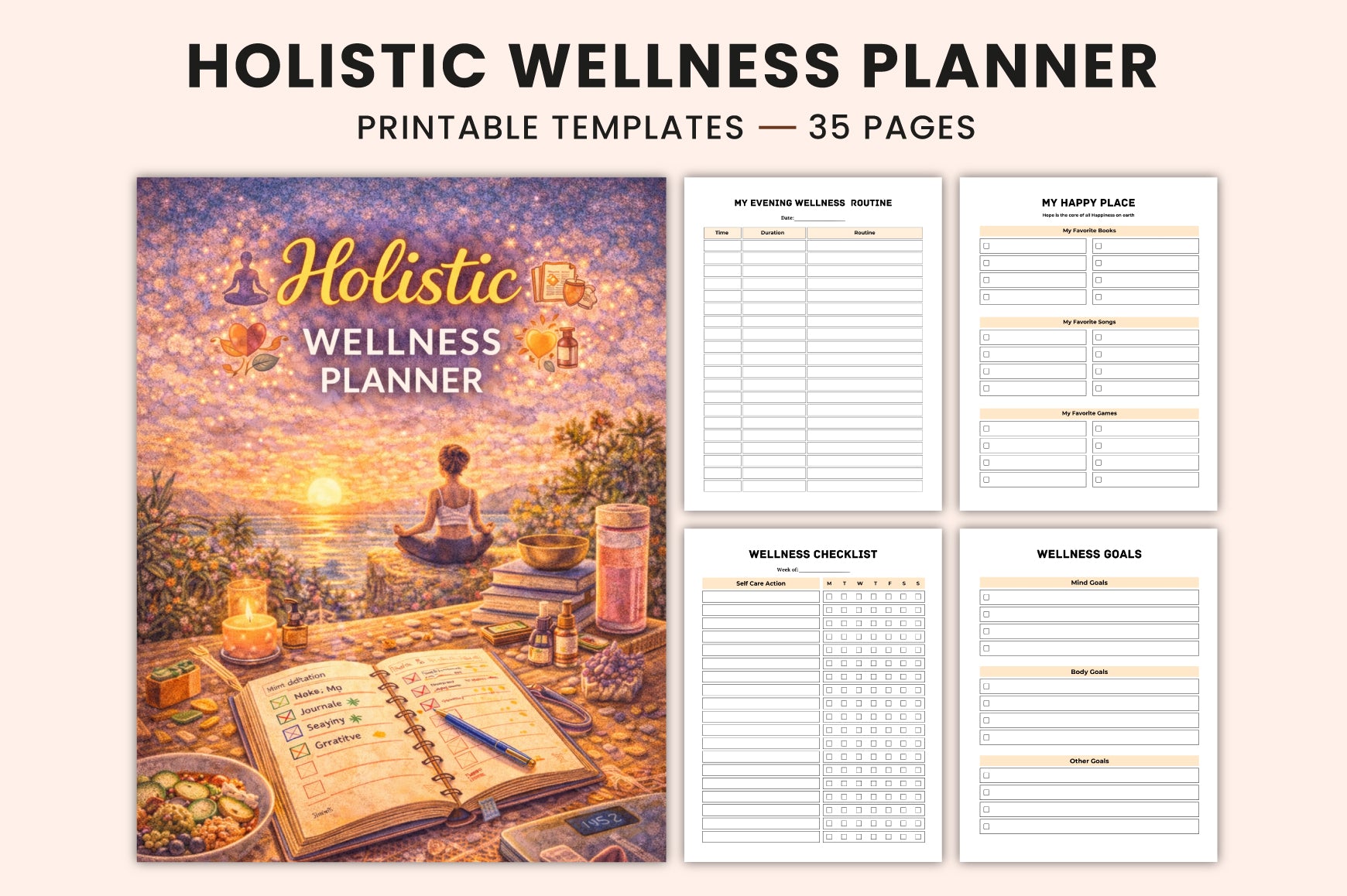 Holistic Wellness Planner