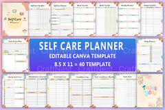 Self Care Planner: Enhance Your Wellbeing - CraftNest - Digital Crafting and Art