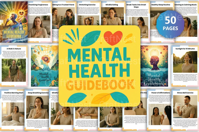 Mental Health Guidebook - CraftNest - Digital Crafting and Art