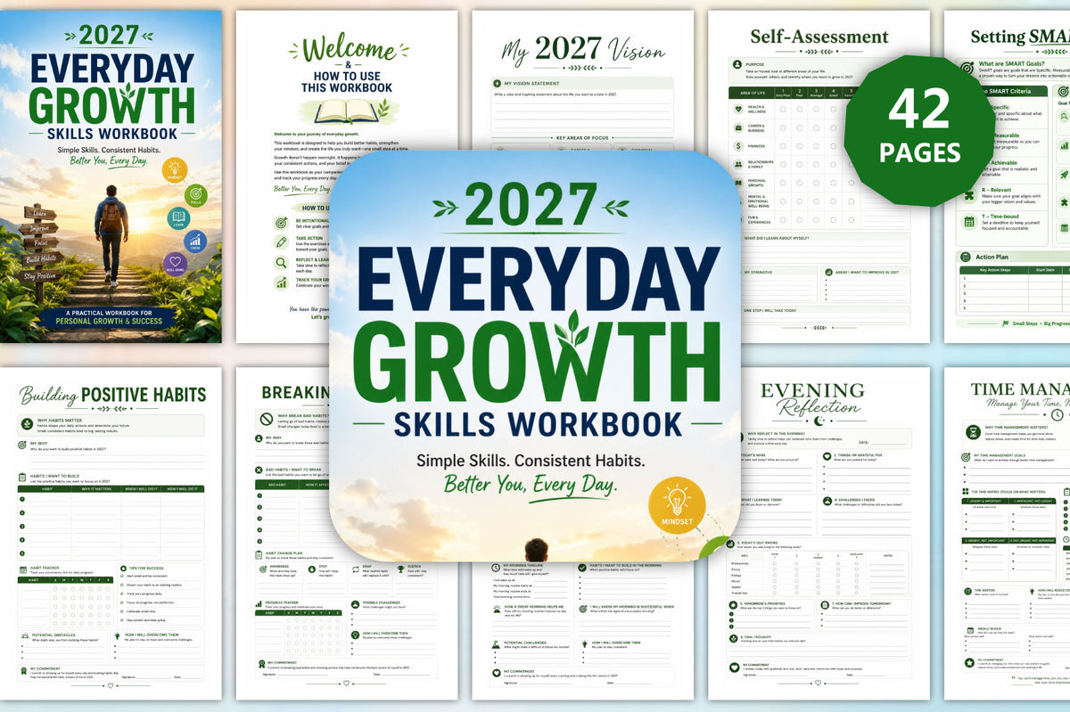 Everyday Growth Skills Workbook 2027