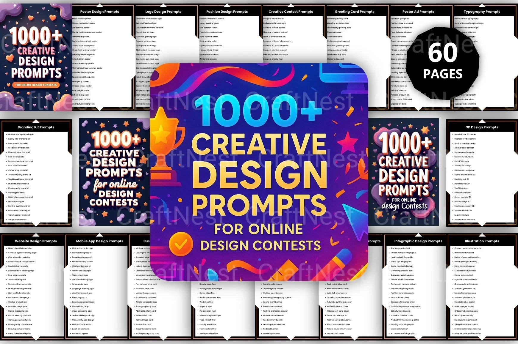 Creative Prompts for Online Contests - CraftNest - Digital Crafting and Art
