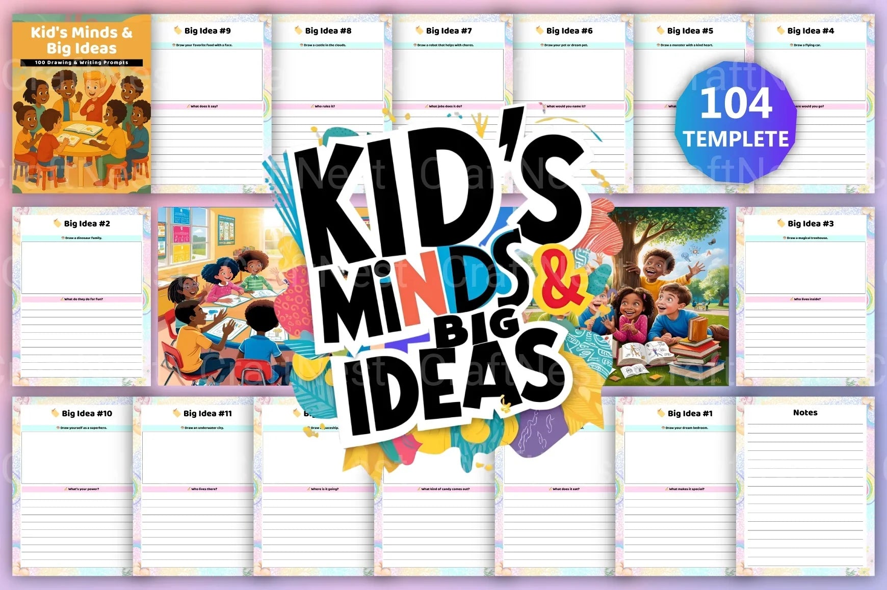 Kid Minds Big Ideas - CraftNest - Digital Crafting and Art