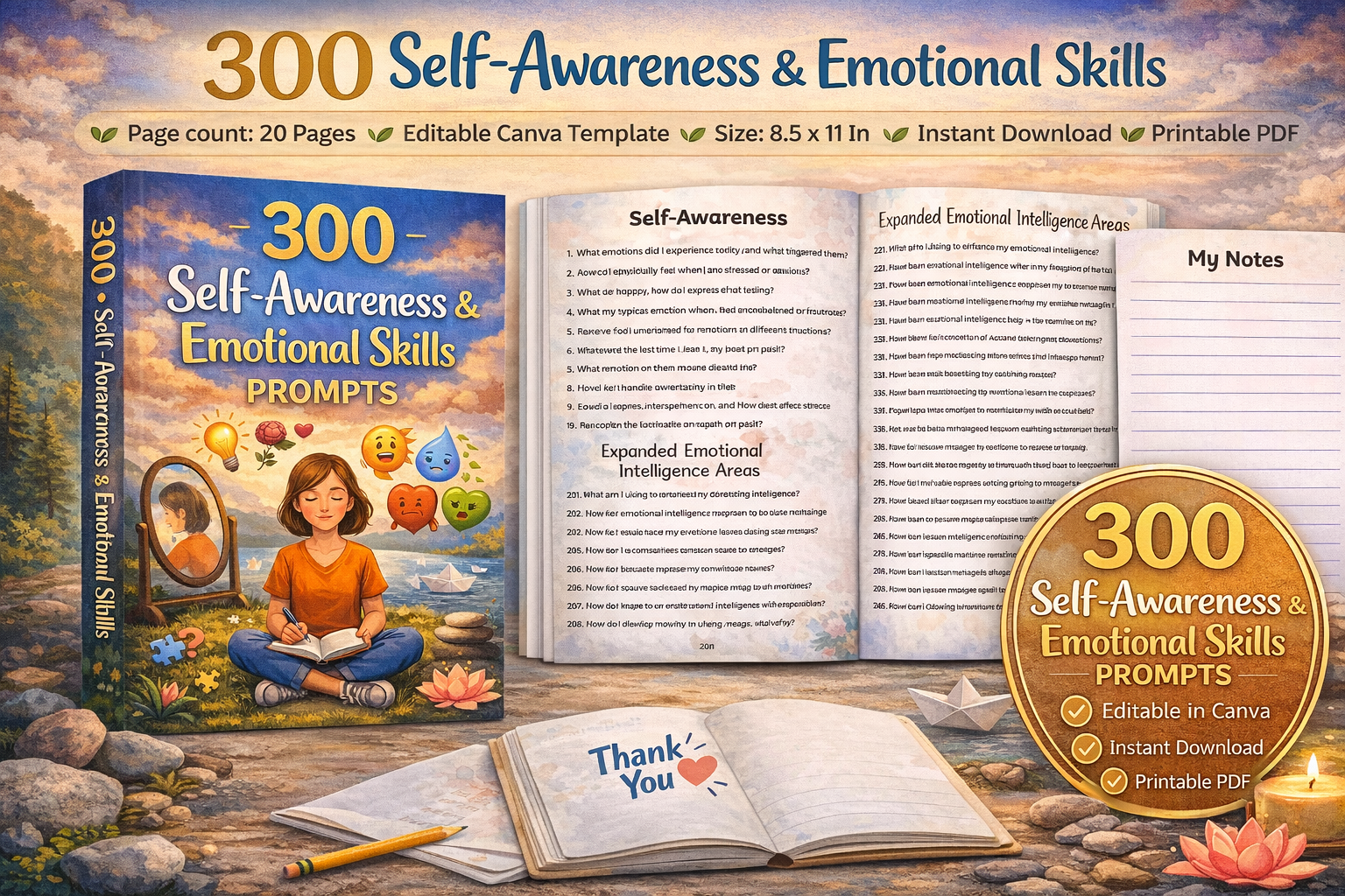 Self-Awareness Emotional Skills Prompts