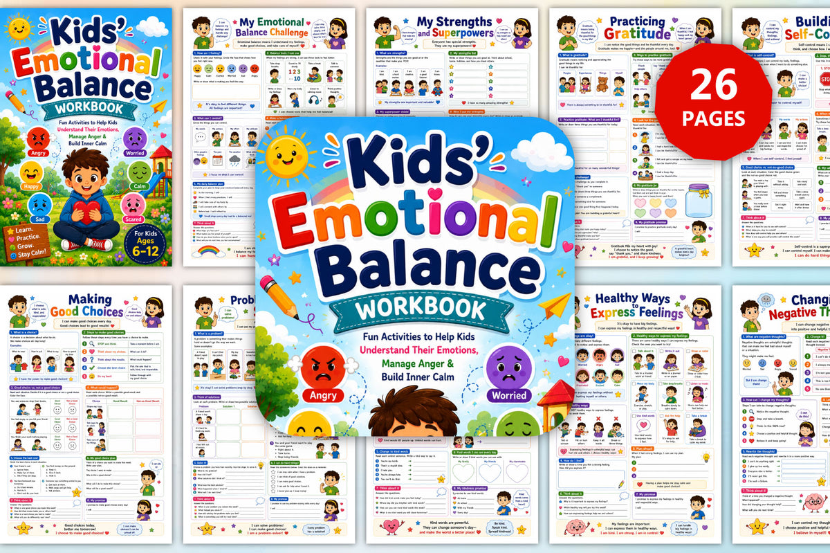 Kids Emotional Balance Workbook