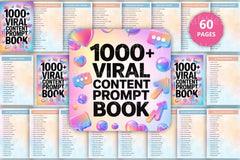 Viral Content Prompt Book for Creative Inspiration - CraftNest - Digital Crafting and Art