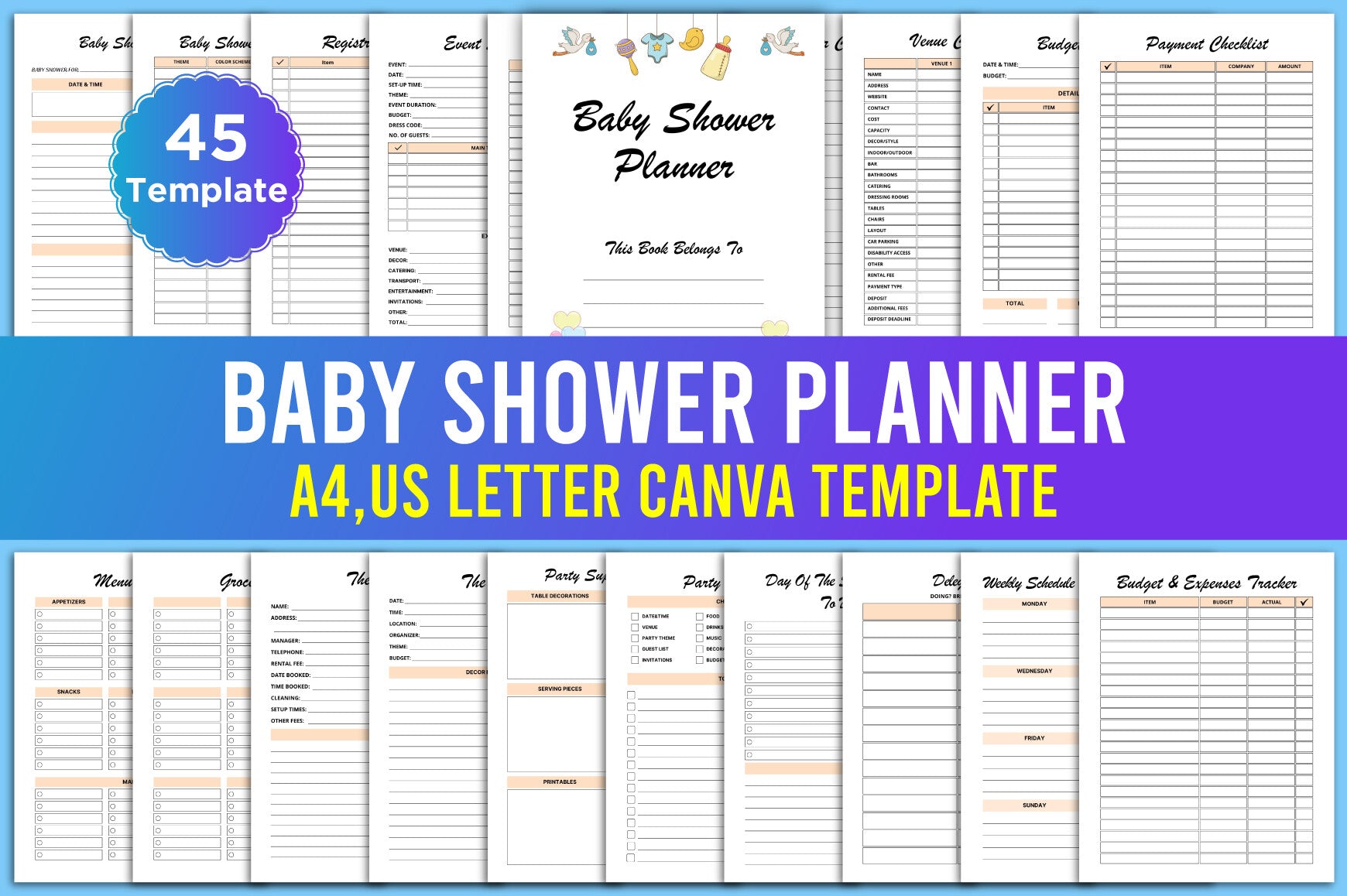 Baby Shower Planner