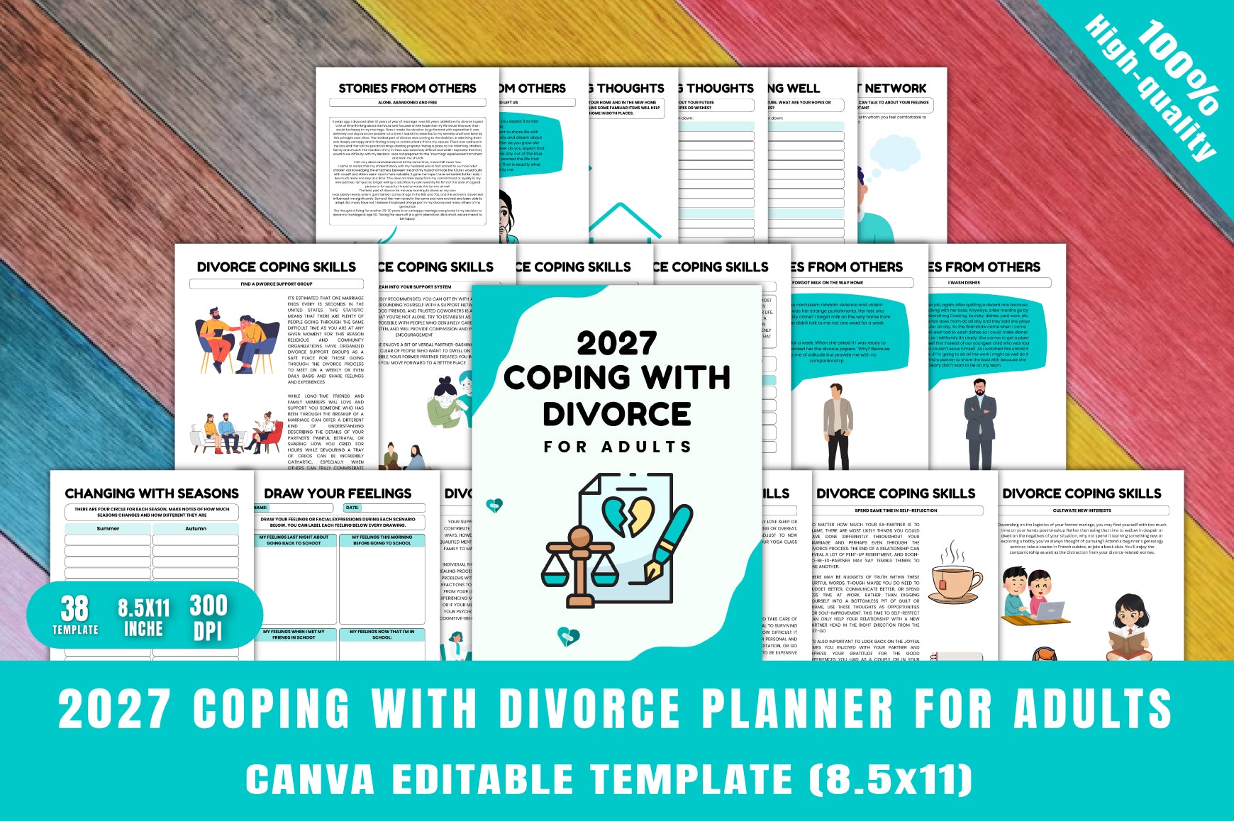 Coping With Divorce: Adult Planner Guide