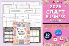 Craft Business Planner: Start Your Creative Journey - CraftNest - Digital Crafting and Art