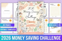 Money Saving Challenge: Boost Your Savings - CraftNest - Digital Crafting and Art