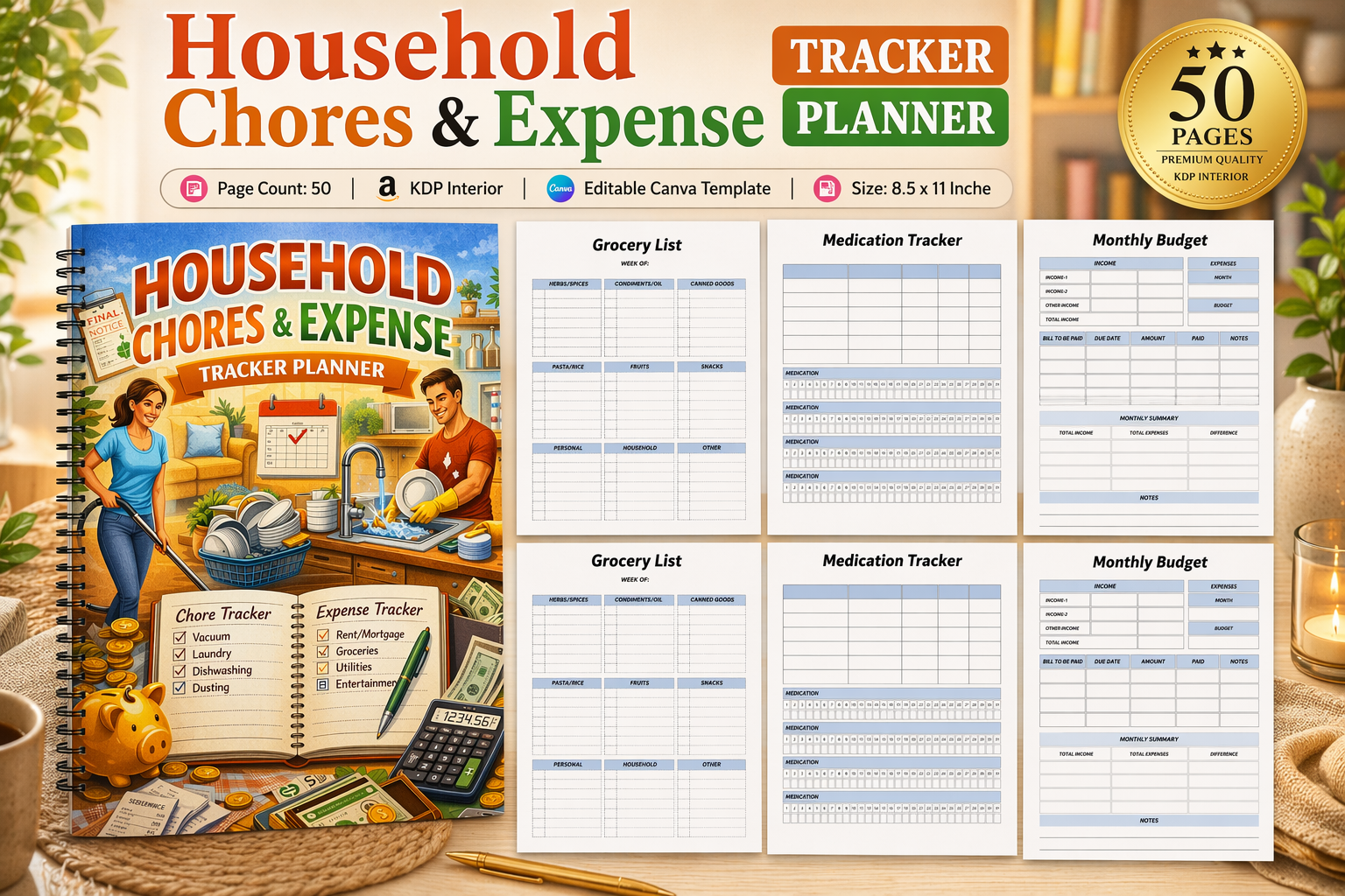 Household Chores Expense Planner