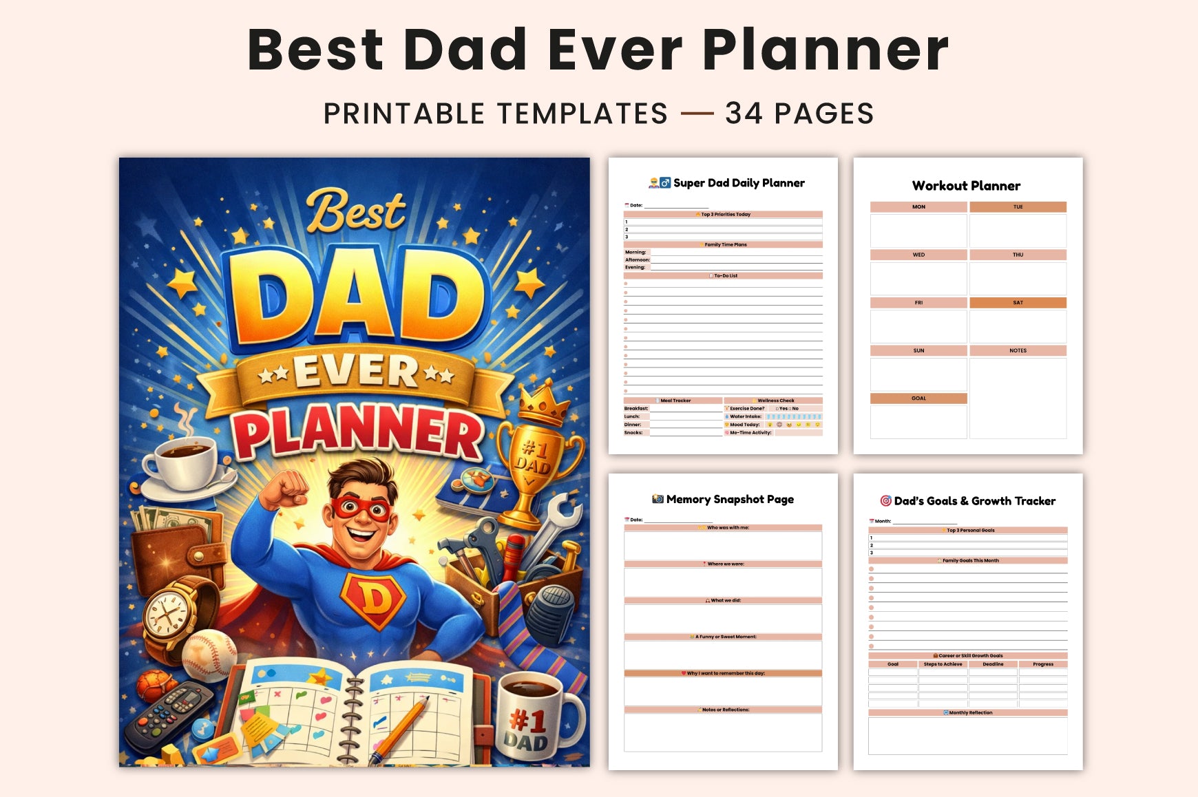 Best Dad Ever Planner