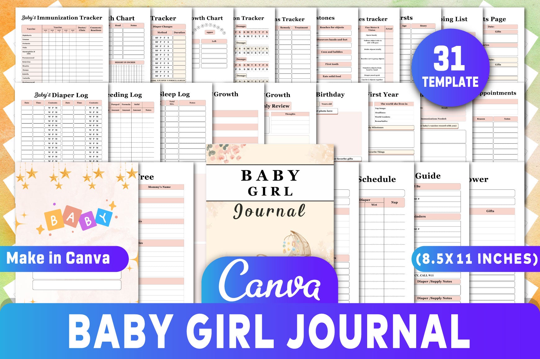Baby Girl Journal