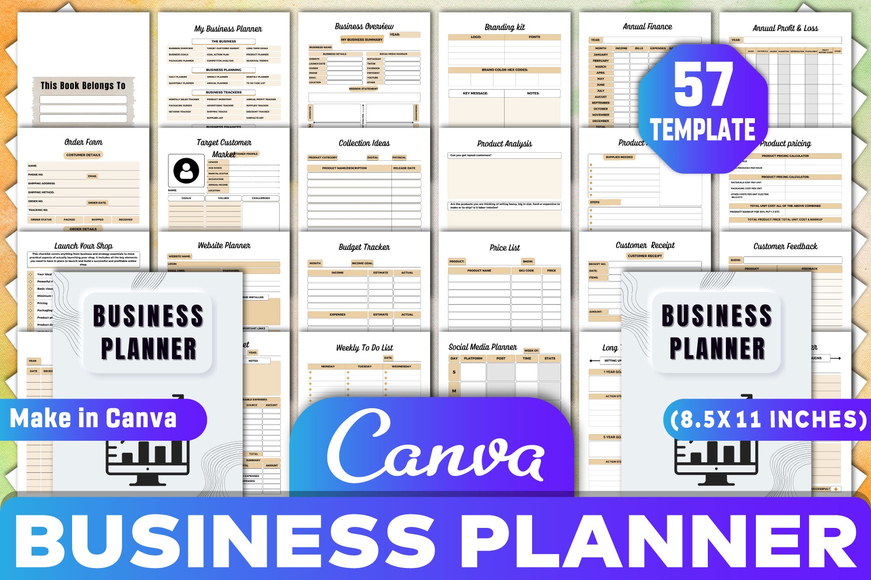 Business Planner Template