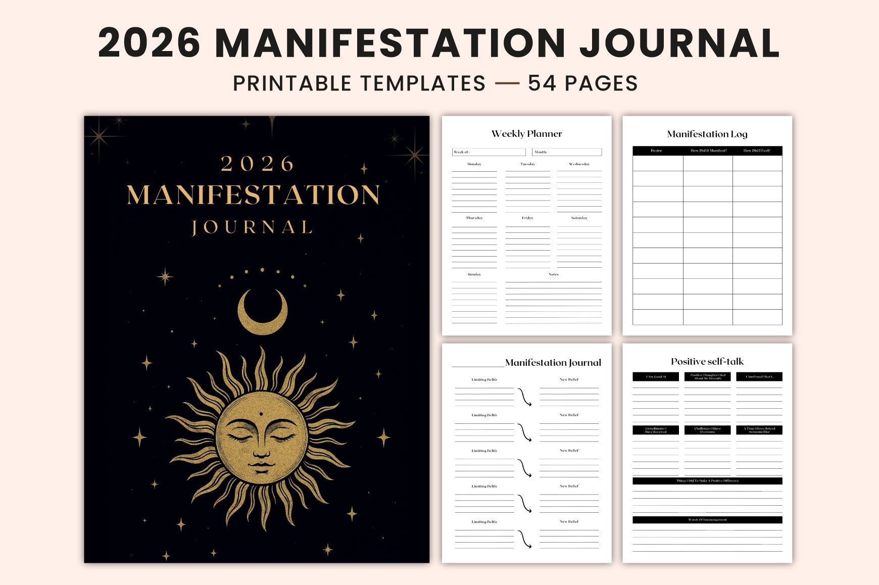 Manifestation Journal for Personal Growth