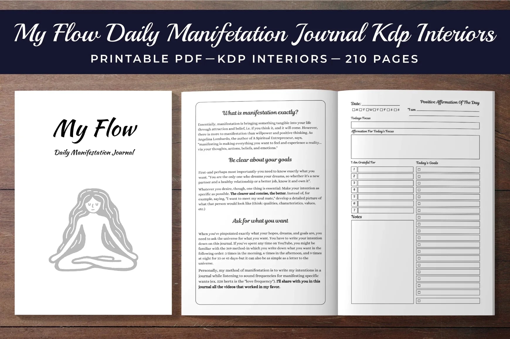 Daily Manifestation Planner - CraftNest - Digital Crafting and Art
