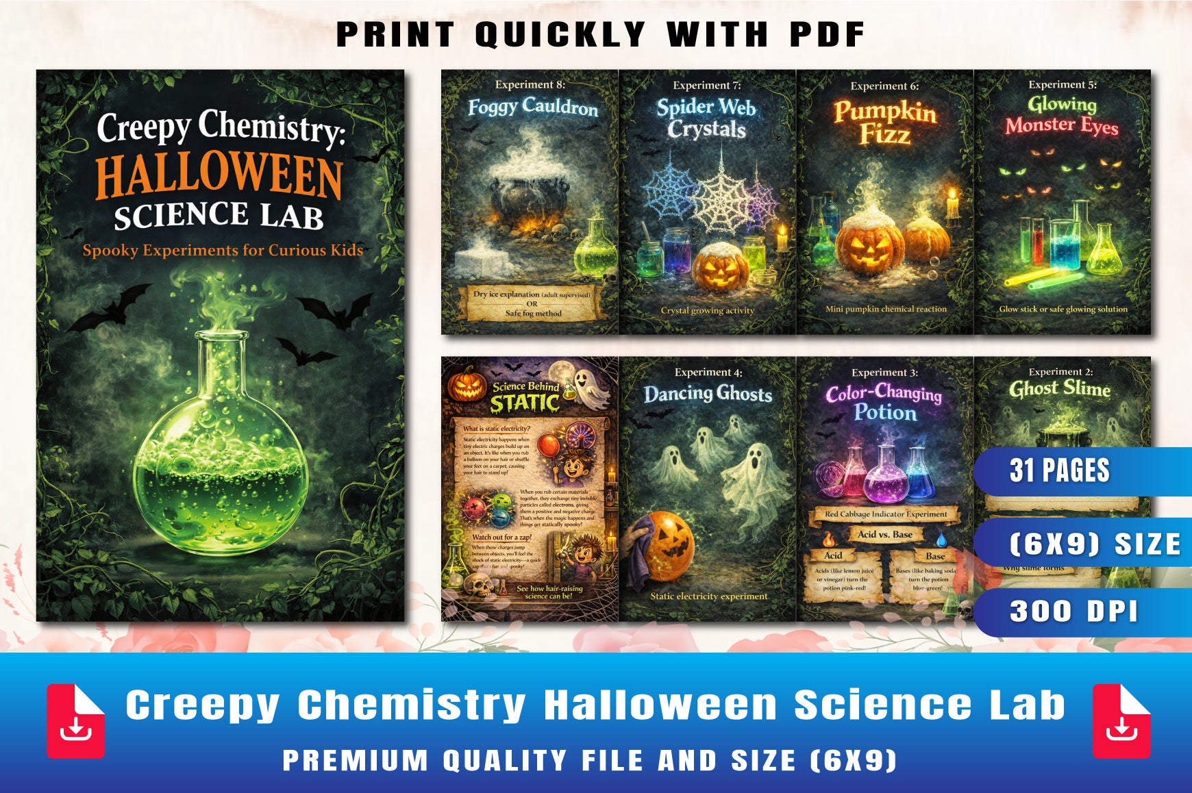 Creepy Chemistry Halloween Science Lab Planner