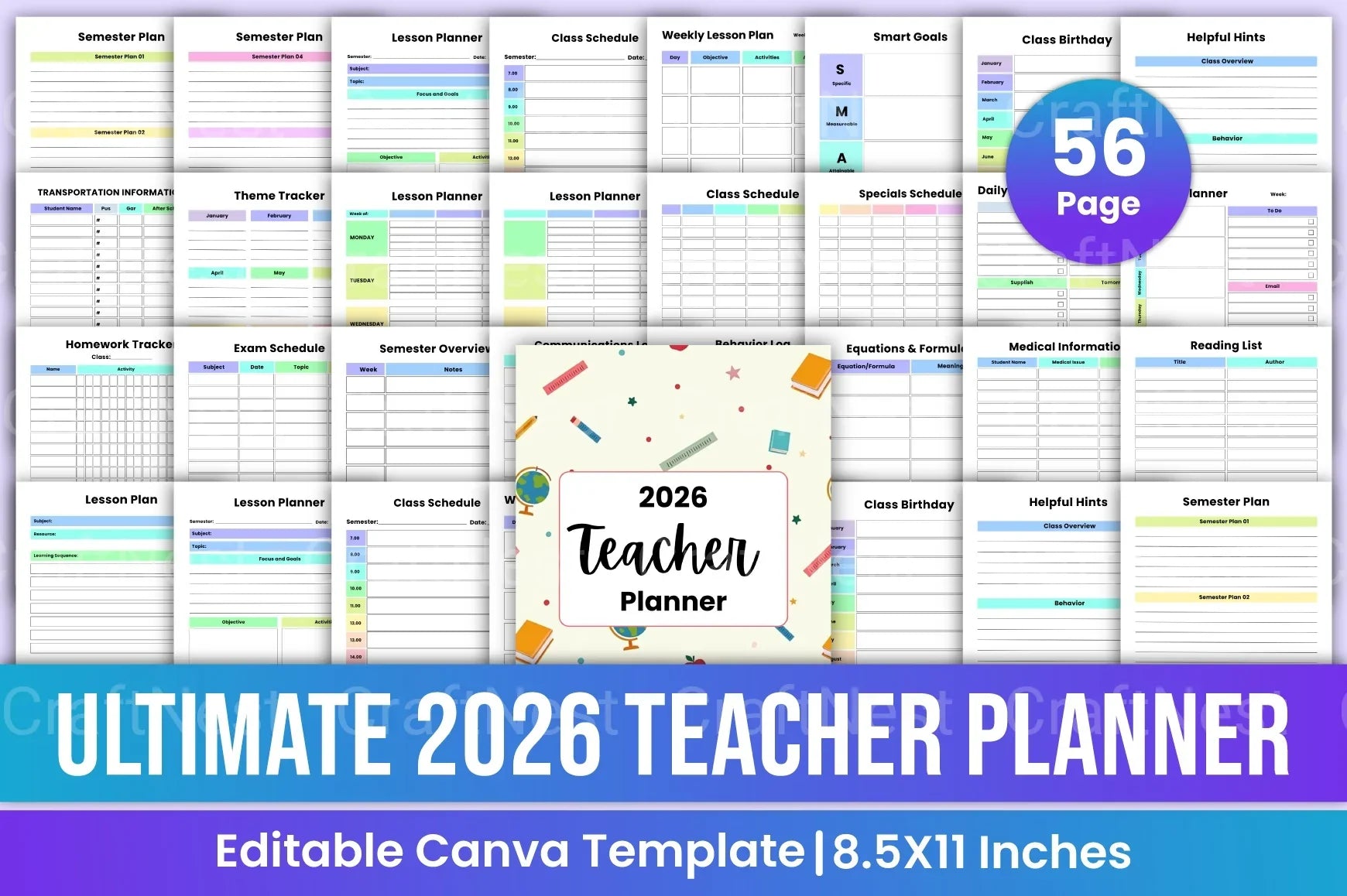 Ultimate Teacher Planner for Effective Classroom Management - CraftNest - Digital Crafting and Art