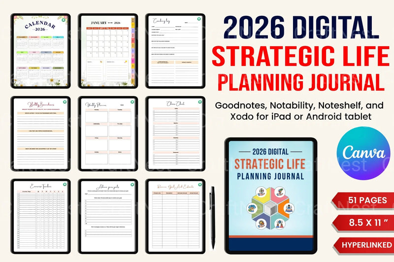 Strategic Life Planning Guide - CraftNest - Digital Crafting and Art