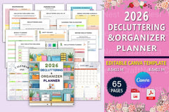 Decluttering Organizer Planner - CraftNest - Digital Crafting and Art