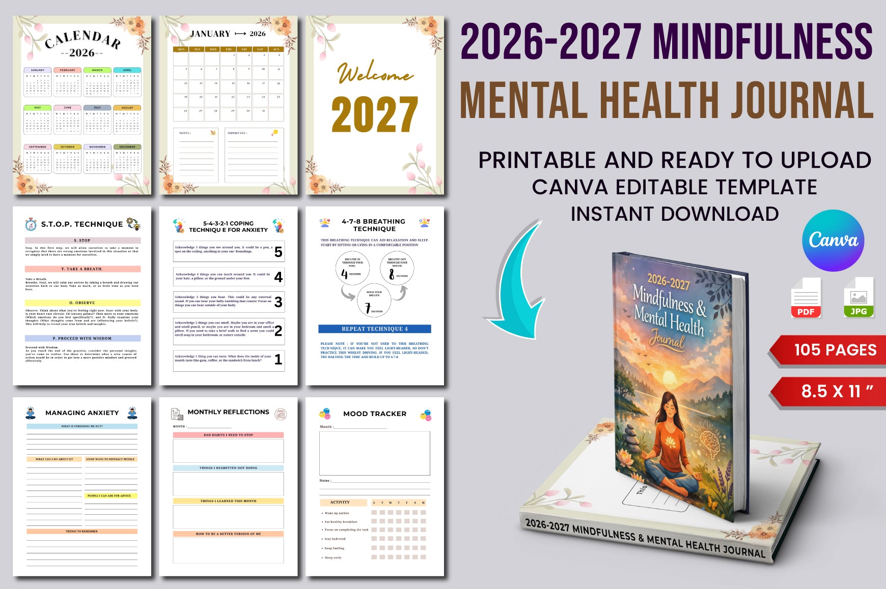 Mindfulness Mental Health Journal