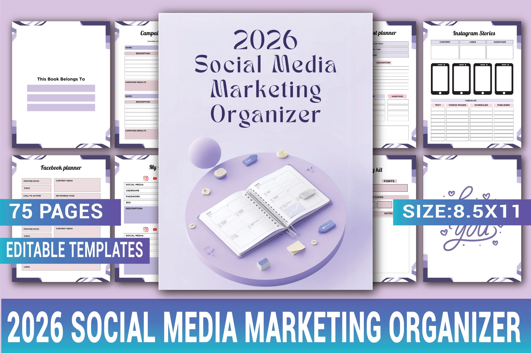 Social Media Marketing Planner