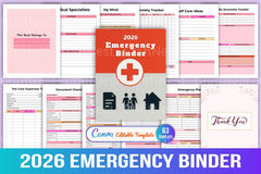 Essential Emergency Binder for Crisis Preparedness - CraftNest - Digital Crafting and Art