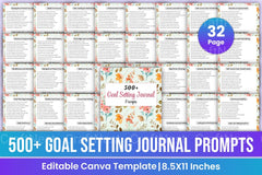 500 Goal Setting Prompts for Success - CraftNest - Digital Crafting and Art