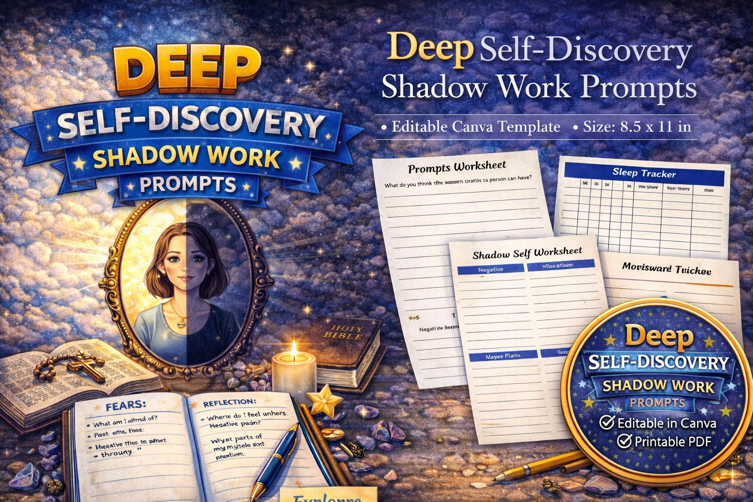 Deep Self-Discovery Shadow Work Prompts
