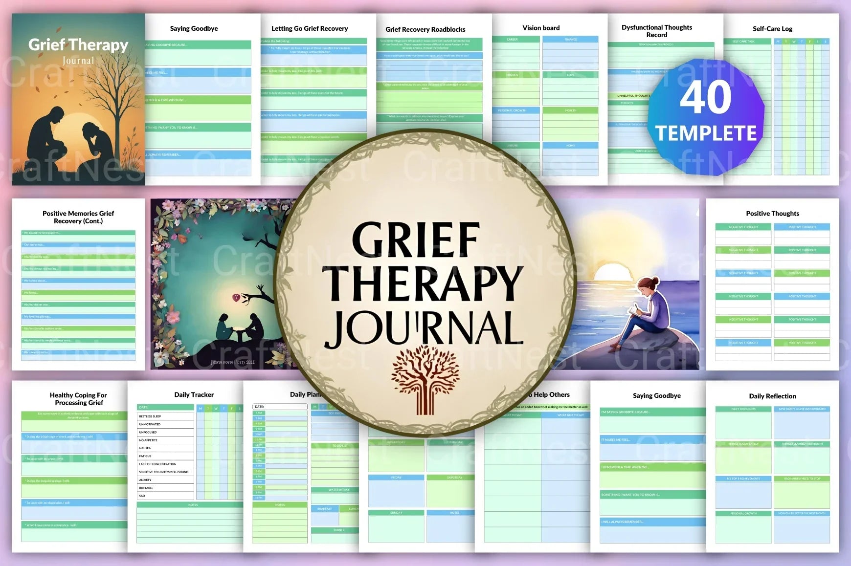 Grief Therapy Guide - CraftNest - Digital Crafting and Art