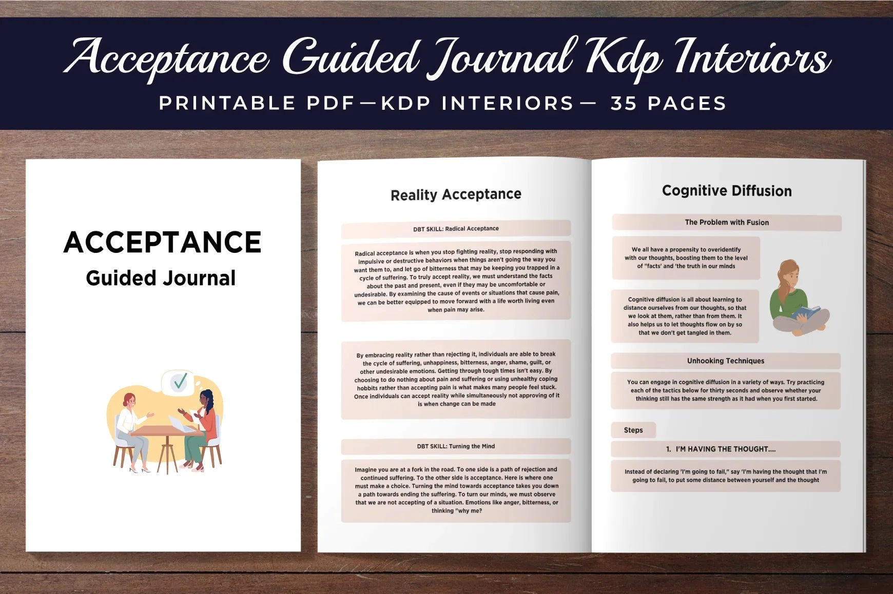 Acceptance Guided Planner Bundle - CraftNest - Digital Crafting and Art