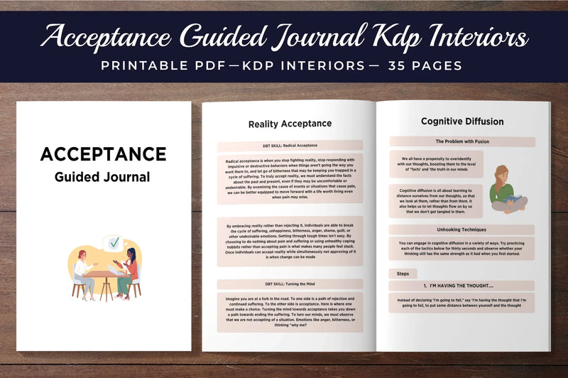 Acceptance Guided Planner Bundle - CraftNest - Digital Crafting and Art