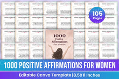 Positive Affirmations for Women - CraftNest - Digital Crafting and Art