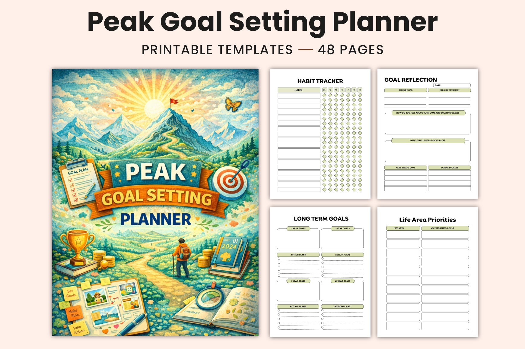 Peak Goal Setting Planner
