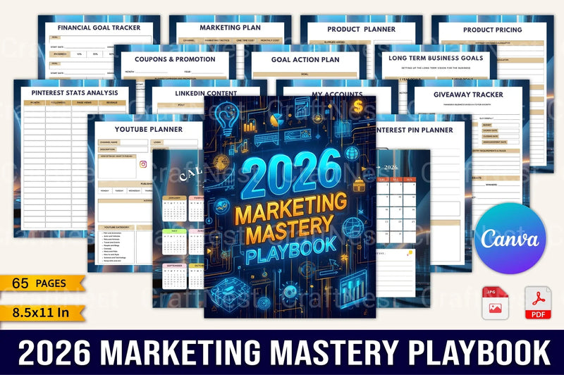 Marketing Mastery Playbook: Unlock Success - CraftNest - Digital Crafting and Art