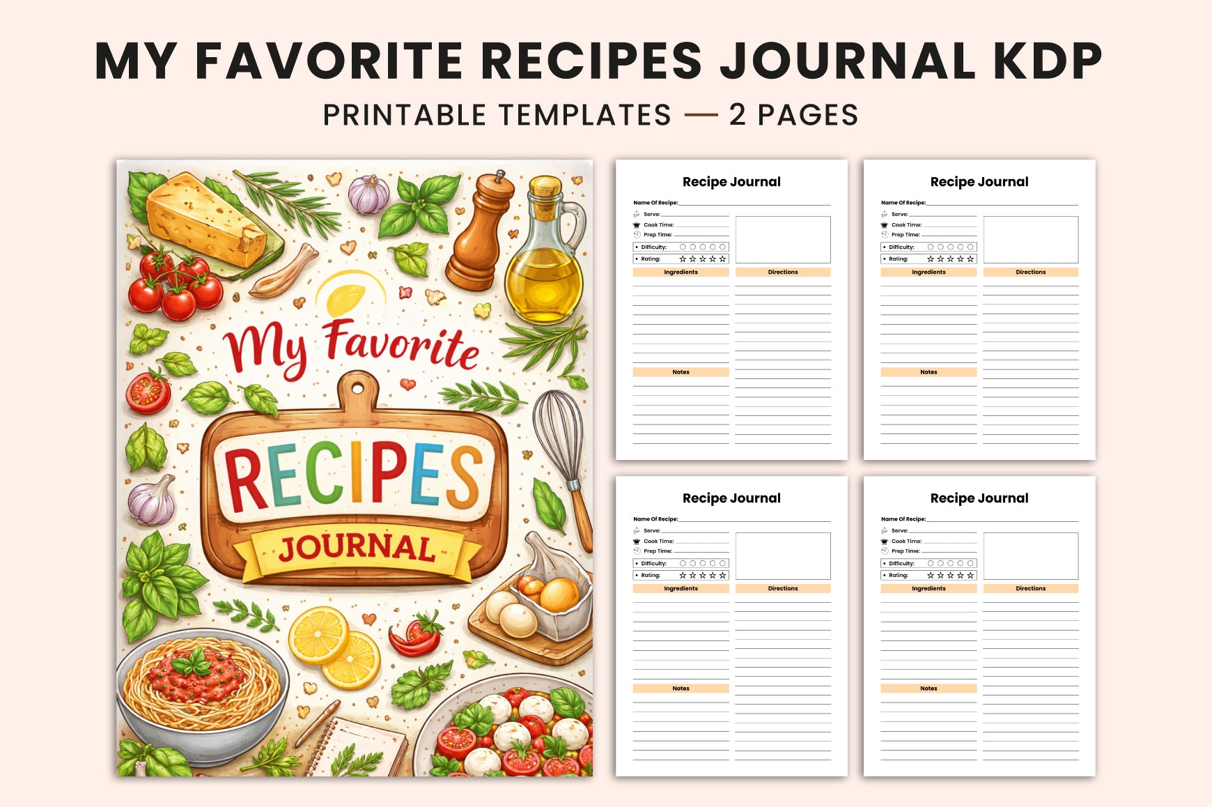 My Favorite Recipes Journal