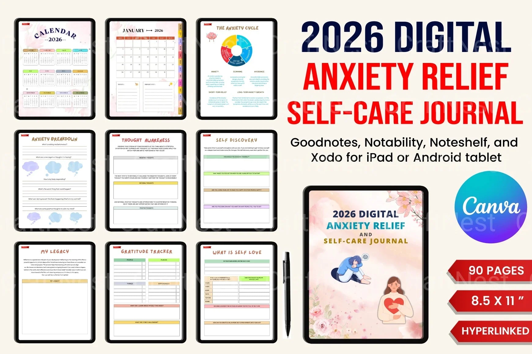 Anxiety Relief Self Care Techniques - CraftNest - Digital Crafting and Art