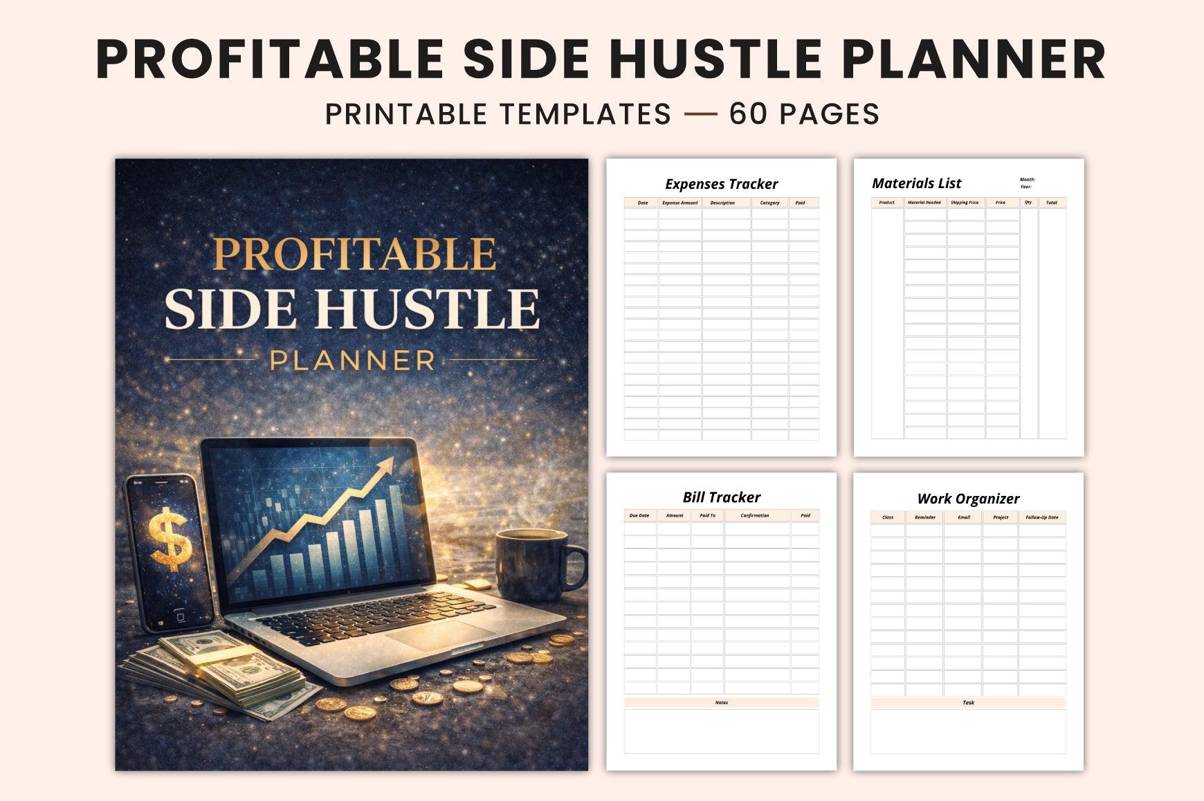 Profitable Side Hustle Planner