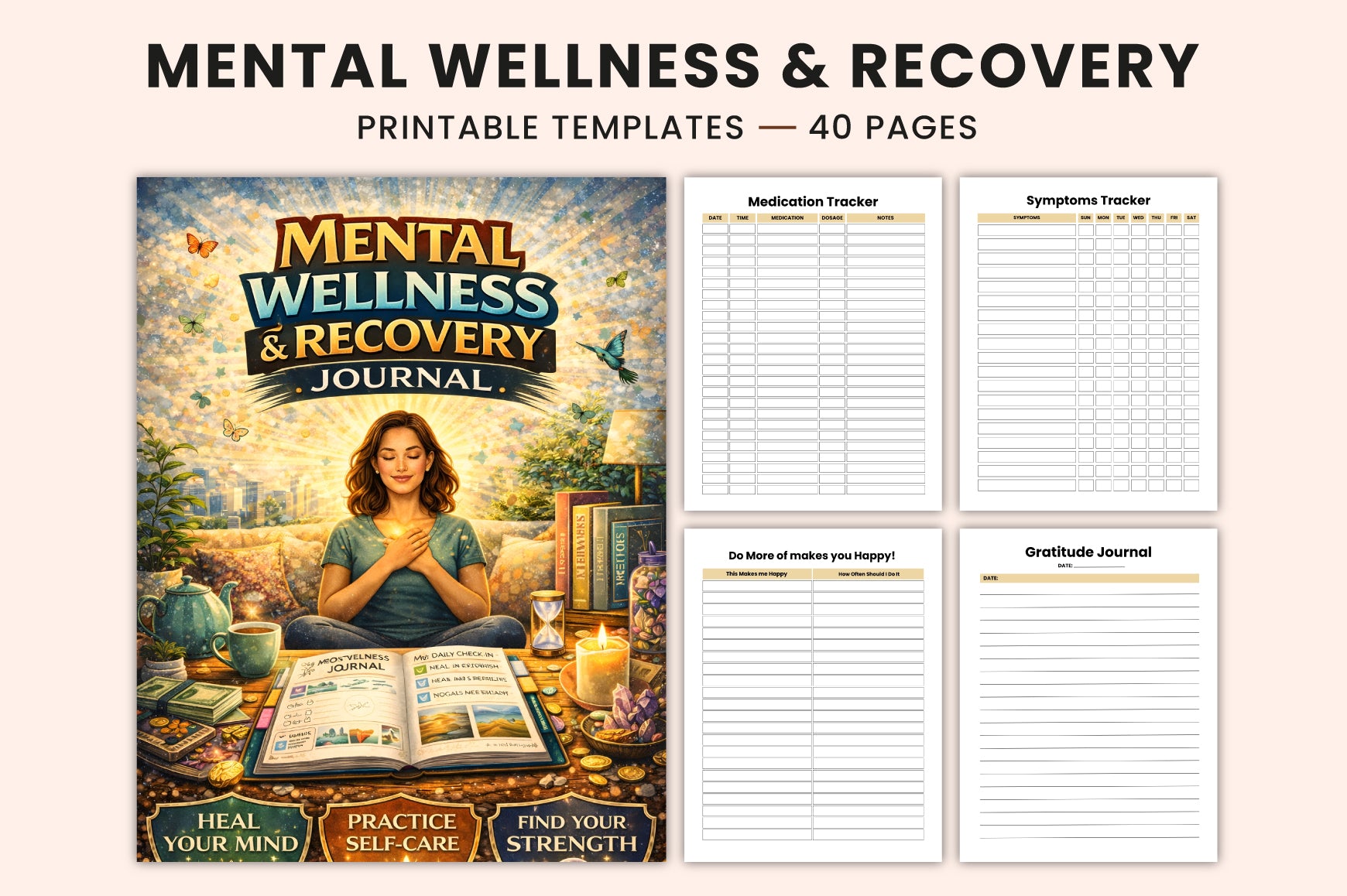 Mental Wellness Recovery Journal
