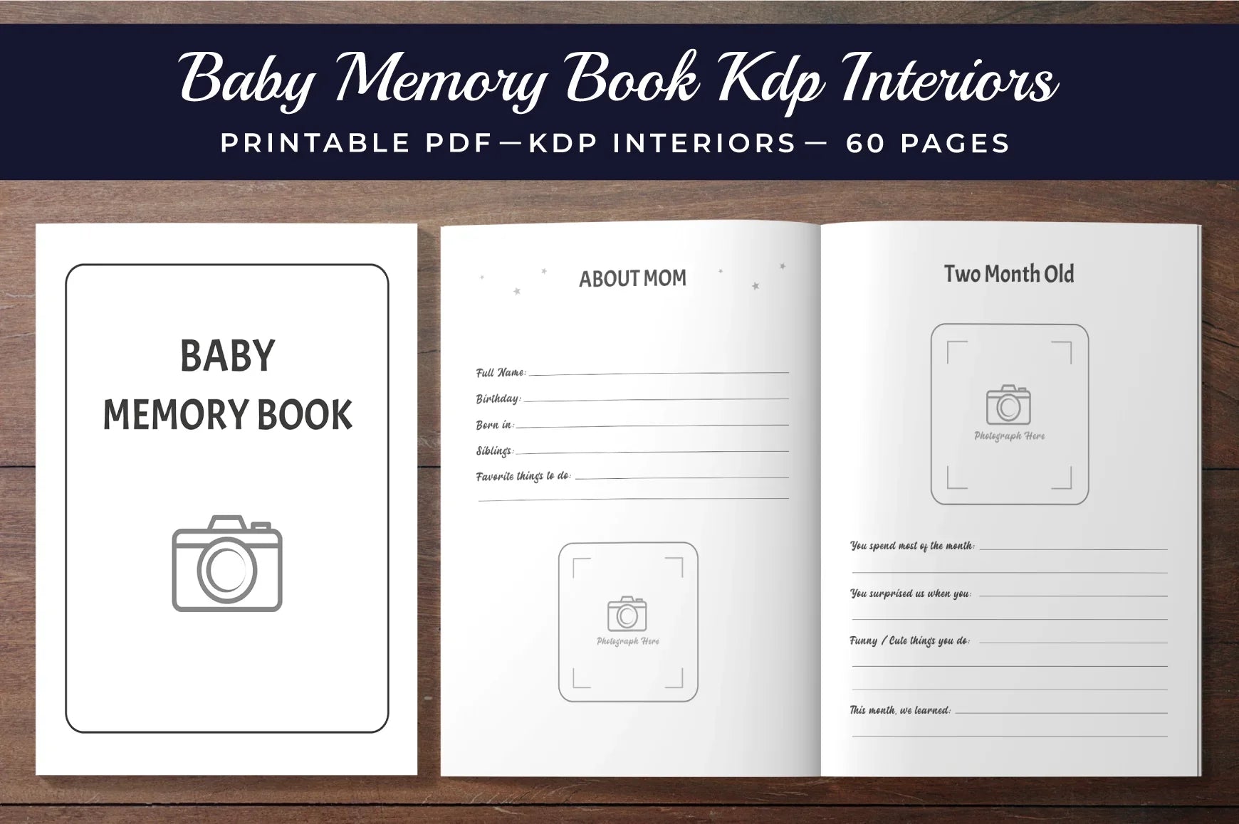 Baby Memory Book Planner - CraftNest - Digital Crafting and Art