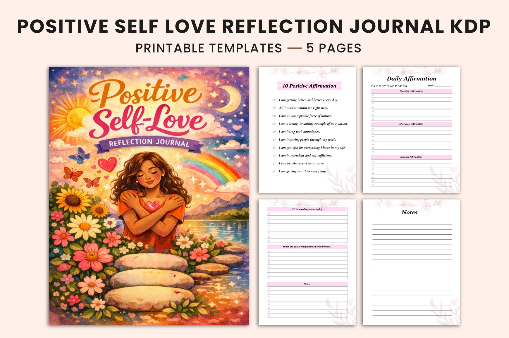 Positive Self-Love Reflection Journal