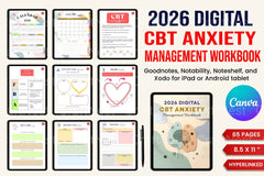CBT Anxiety Management Workbook - CraftNest - Digital Crafting and Art