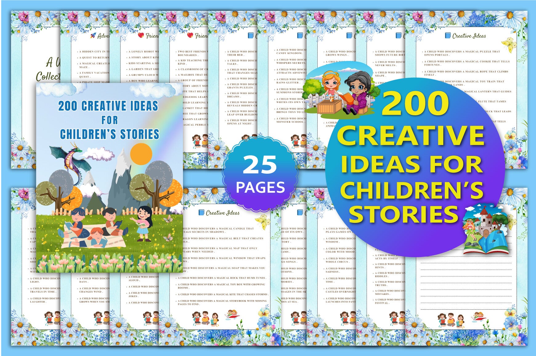 Creative Ideas for Children's Stories Planner