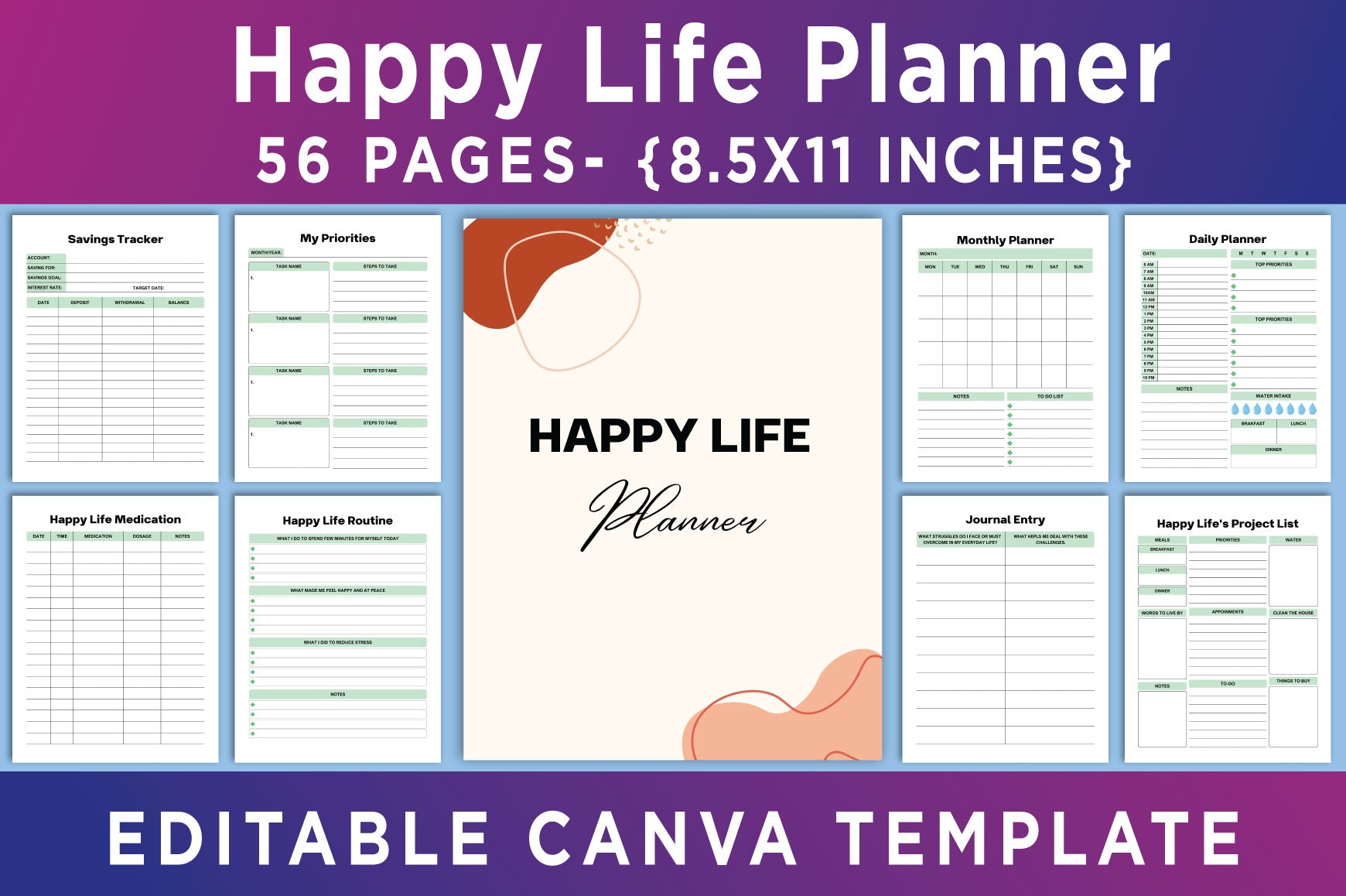 Happy Life Planner
