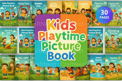 Kids Playtime Picture Book - CraftNest - Digital Crafting and Art